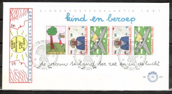 Niederlande Michelnummer 1328 - 1330 Block 30 FDC