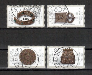 BRD Michelnummer 1333 - 1336 gestempelt