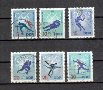 DDR Michelnummer 1335 - 1340 gestempelt