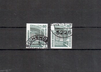 BRD Michelnummer 1342 C + D gestempelt