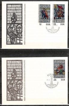 DDR Michelnummer 1346 - 1348 FDC DDR Michelnummer 1346 - 1348 FDC