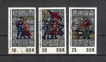 DDR Michelnummer 1346 - 1348 gestempelt