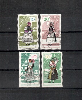 DDR Michelnummer 1353 - 1356 gestempelt