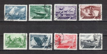Sowjetunion Michelnummer 1357 - 1364 gestempelt