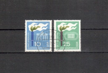 DDR Michelnummer 1375 - 1376 gestempelt