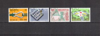 Schweiz Michelnummer 1376 - 1379 gestempelt Schweiz Michelnummer 1376 - 1379 gestempelt