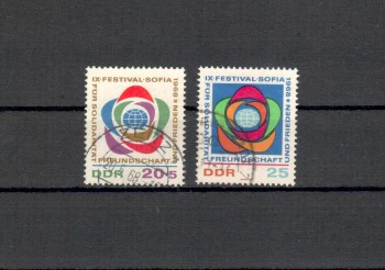 DDR Michelnummer 1377 - 1378 gestempelt