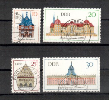 DDR Michelnummer 1379 - 1382 gestempelt
