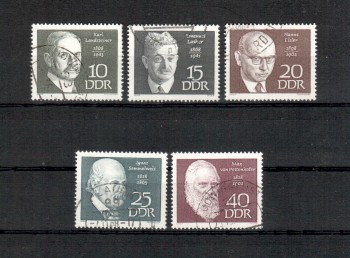 DDR Michelnummer 1386 - 1390 gestempelt