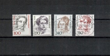 BRD Michelnummer 1390 - 1393 gestempelt