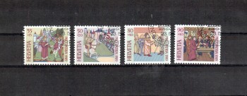 Schweiz Michelnummer 1393 - 1396 gestempelt Schweiz Michelnummer 1393 - 1396 gestempelt