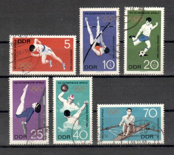 DDR Michelnummer 1404 - 1409 gestempelt DDR Michelnummer 1404 - 1409 gestempelt