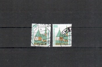 BRD Michelnummer 1406 C + D gestempelt