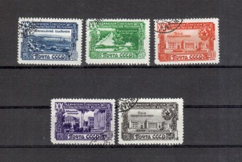 Sowjetunion Michelnummer 1419 - 1423 gestempelt Sowjetunion Michelnummer 1419 - 1423 gestempelt