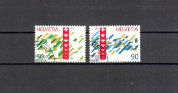 Schweiz Michelnummer 1421 - 1422 gestempelt Schweiz Michelnummer 1421 - 1422 gestempelt