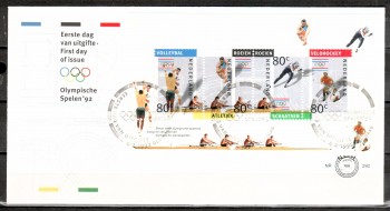 Niederlande Michelnummer 1429 - 1432 Block 36 FDC