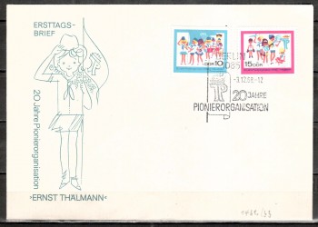 DDR Michelnummer 1432 - 1433 FDC DDR Michelnummer 1432 - 1433 FDC