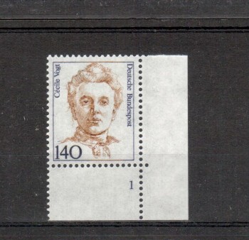 BRD Michelnummer 1432 postfrisch EUR Formnr.1 BRD Michelnummer 1432 postfrisch EUR Formnr.1
