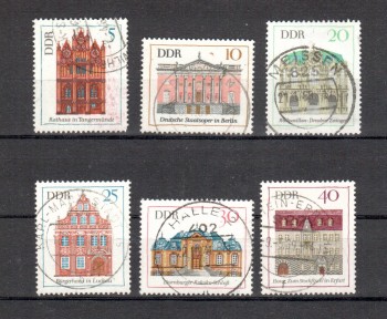 DDR Michelnummer 1434 - 1439 gestempelt