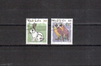 Schweiz Michelnummer 1436 - 1437 gestempelt Schweiz Michelnummer 1436 - 1437 gestempelt