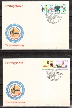 DDR Michelnummer 1444 - 1447 FDC