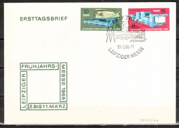 DDR Michelnummer 1448 - 1449 FDC