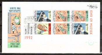 Niederlande Michelnummer 1451 - 1453 Block 37 FDC