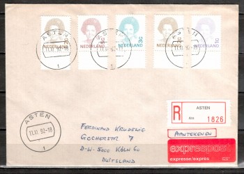 Niederlande Michelnummer 1454 - 1457 FDC