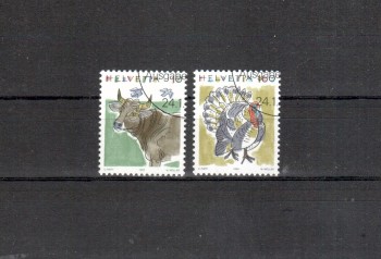 Schweiz Michelnummer 1461 - 1462 gestempelt
