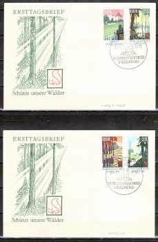 DDR Michelnummer 1462 - 1465 FDC