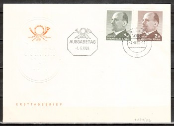 DDR Michelnummer 1481 - 1482 FDC
