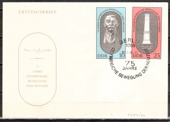 DDR Michelnummer 1489 - 1490 FDC