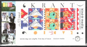 Niederlande Michelnummer 1492 - 1494 Block 39 FDC