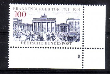 BRD Michelnummer 1492 postfrisch EUR Formnr.3 BRD Michelnummer 1492 postfrisch EUR Formnr.3