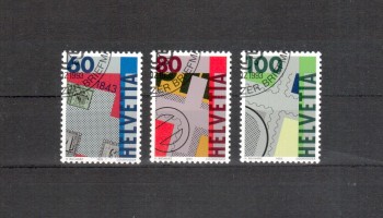 Schweiz Michelnummer 1496 - 1498 gestempelt
