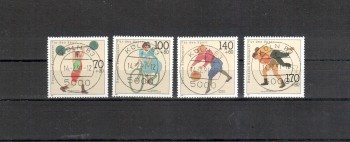 BRD Michelnummer 1499 - 1502 gestempelt BRD Michelnummer 1499 - 1502 gestempelt
