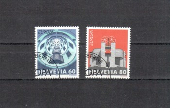 Schweiz Michelnummer 1499 - 1500 gestempelt