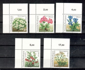 BRD Michelnummer 1505 - 1509 postfrisch EOL