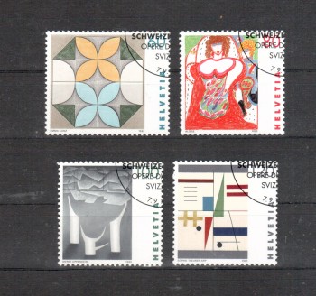 Schweiz Michelnummer 1506 - 1509 gestempelt