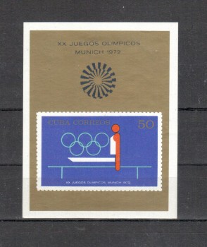 (intern: OLY150 ) Kuba Michelnummer Block 38 postfrisch (intern: OLY150 ) Kuba Michelnummer Block 38 postfrisch