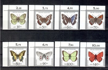 BRD Michelnummer 1512 - 1519 postfrisch EOL