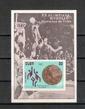 (intern: OLY151 ) Kuba Michelnummer Block 40 postfrisch (intern: OLY151 ) Kuba Michelnummer Block 40 postfrisch