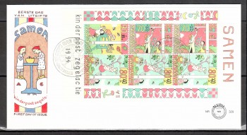 Niederlande Michelnummer 1525 - 1527 Block 42 FDC
