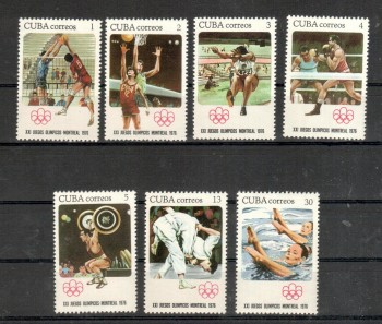 (intern: OLY152 ) Kuba Michelnummer 2135 - 2141 postfrisch (intern: OLY152 ) Kuba Michelnummer 2135 - 2141 postfrisch