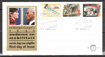 Niederlande Michelnummer 1540 - 1542 FDC