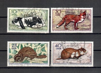 DDR Michelnummer 1541 - 1544 gestempelt