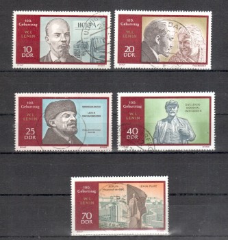 DDR Michelnummer 1557 - 1561 gestempelt