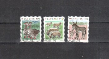 Schweiz Michelnummer 1564 - 1566 gestempelt Schweiz Michelnummer 1564 - 1566 gestempelt