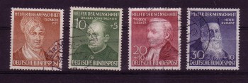 BRD Michelnummer 156-159 gestempelt BRD Michelnummer 156-159 gestempelt