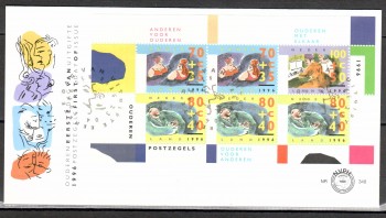 Niederlande Michelnummer 1571 - 1573 Block 48 FDC